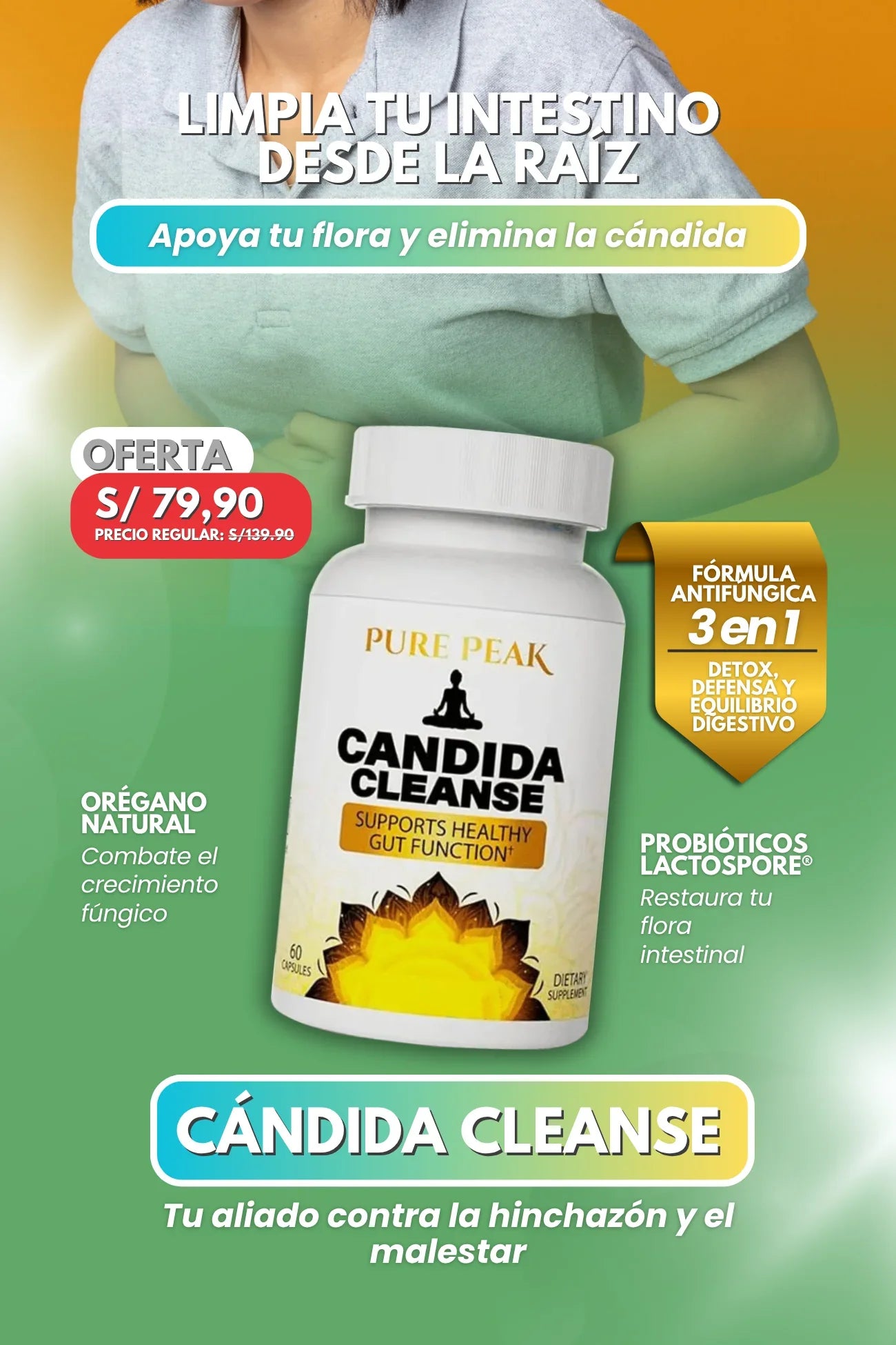 CÁNDIDA CLEANSE - Elimina la cándida